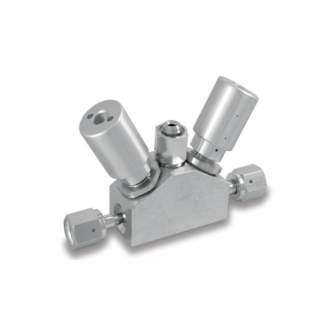 UHP Diaphragm Y-Valve – Manual or Air-actuated (vacuum to 300 psig) – 930Y Series